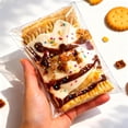 thumbnail image 3 of Piokio 350 Pcs Clear Cellophane Bags 4 x 6 inch Self-adhesive Biscuit Self Sealing Cookie Bags Plastic Packaging Bags for Party Cookie Small Present, 3 of 8