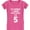 Wow pink, variant on I Know Everything I'm 5 Funny 5th Birthday Gift Girls' Fitted Kids T-Shirt S (5-6) Chill Blue