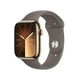 thumbnail image 1 of Smartwatch Apple Series 9 (GPS + Cellular) Caja de acero inoxidable Dorado 45MM correa deportiva Gris talla M/L, 1 of 4