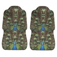 thumbnail image 5 of KAKALAD Beautiful peacock with feathers Car Seat Covers Set Vehicle Front Seats Protector 2 Pcs, 5 of 9