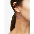 thumbnail image 3 of Way to Celebrate Americana Patriotic Crystal Star Earrings, 3 of 4
