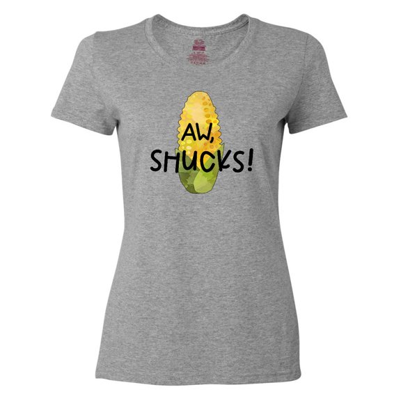Inktastic Aw, Shucks Corn on the Cob Humor Women's T-Shirt