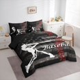 thumbnail image 3 of Homewish Boys Ball Game 7-Piece Twin Bedding Sets,Baseball Sport Theme Bedding Comforter Set,American Flag Pattern Sheet Sets For Boys Kids,Breathable Home Decor Reversible, 3 of 8