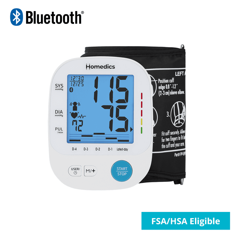 Homedics Bluetooth Wrist Blood Pressure Monitor