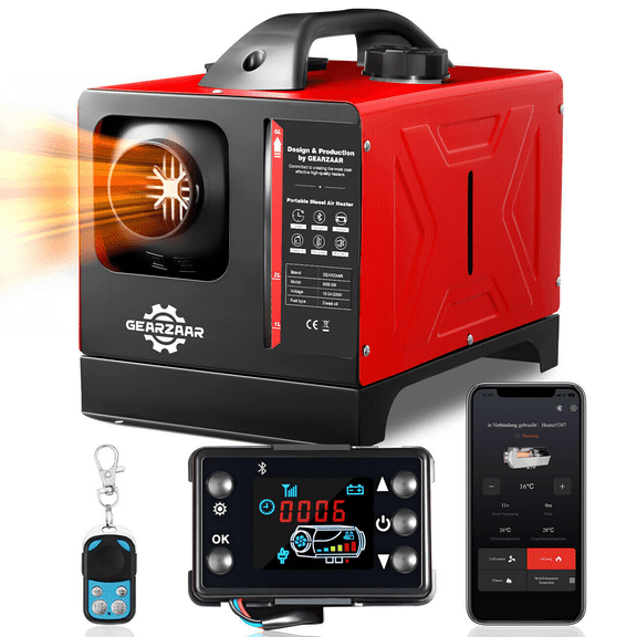 NEW Diesel Air Heater All-in-one 12/24v/220v 8KW bluetooth App LCD for Car RV Indoor