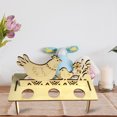 thumbnail image 4 of Neinkie Wooden Egg Holder - Premium Wood Egg Tray | Egg Plate | Freezer, Tabletop Display or Refrigerator Storage, Deviled Egg Tray, Egg Holder Countertop, Wooden Egg Skelter, 4 of 7