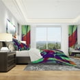 thumbnail image 3 of Designart 'Vinatge Lime Green Abstract Art' Modern & Contemporary Duvet Cover Set, 3 of 4