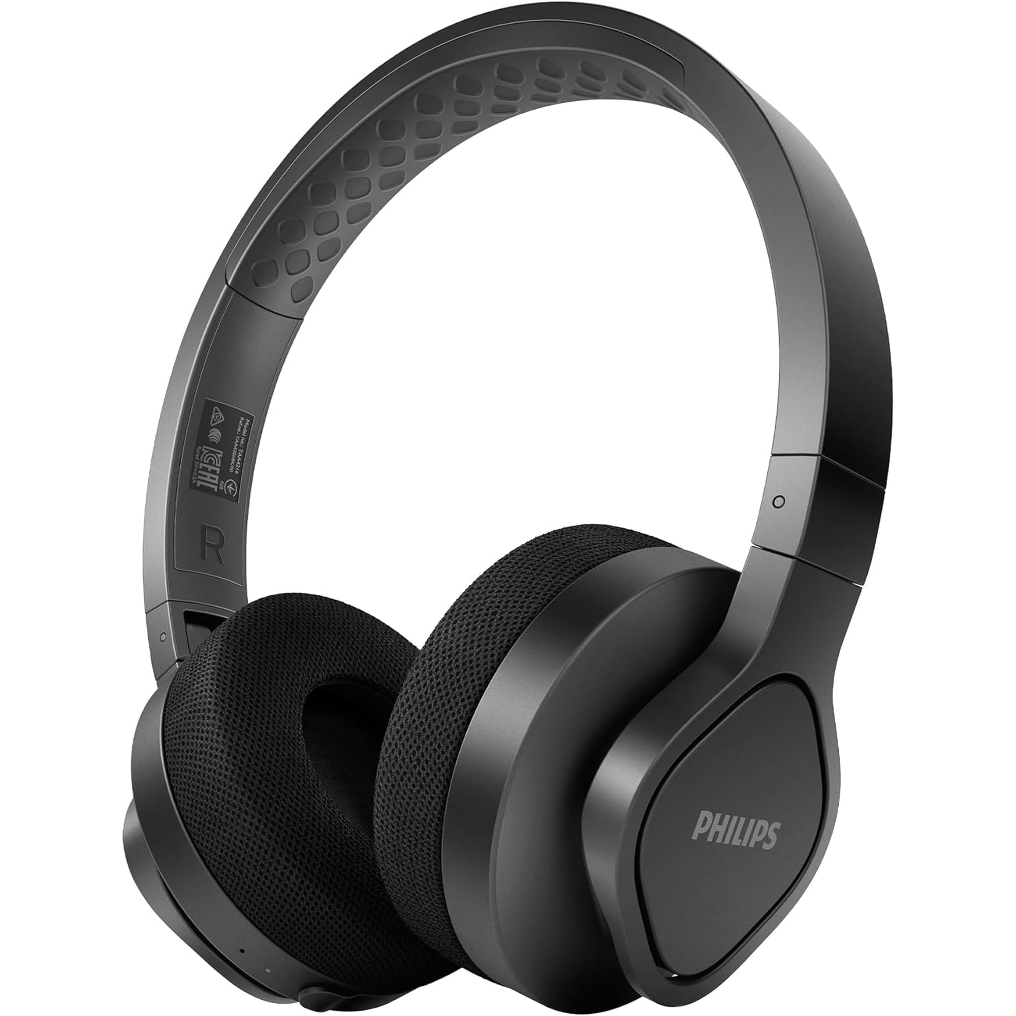 Philips A4216 Wireless Sports Headphones, Black