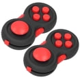 thumbnail image 4 of M Buder Juguete Antiestrés de Dedo para Apretar y Aliviar Ansiedad 2 Piezas, Almohadilla Táctil para Relajación de Niños y Adultos, Regalo Divertido y Juguete de Oficina Portátil (Rojo y Negro), 4 of 9