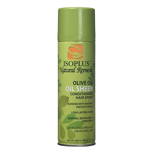 Isoplus Olive Oil Natural Remedy Oil Sheen Conditioning Hair Spray, 7