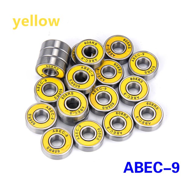 ABEC7/ABEC9 608 Skateboard Roller Steel Sealed Ball Bearings 8x22x7mm