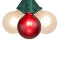 thumbnail image 2 of Northlight Christmas String Lights - G50 Globe - Red and White - 9' Green Wire - 10ct, 2 of 3