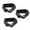 Black, variant on SafeTBoy 660482 Ford Falcon 1964-1965 Standard 2 Point Gray & Grey Lap Bench Seat Belt Kit - 3 Belts