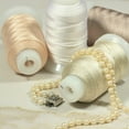 thumbnail image 3 of The Beadsmith Pure Silk Cord – 16 Assorted Colors, Size E (0.325 mm/0.0128"), 200 Yd, 1/2 oz Spools, 3 of 8