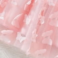 thumbnail image 4 of WMQPNNS Flower Girl Dress Sleeveless/Short Sleeve A Line Cute Summer Dress Toddler Girls Dresses for Birthday Wedding Party, Size 3-4 Years, 6-Pink, 4 of 9