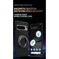 thumbnail image 7 of Magnetic Case for Google Pixel 9 Pro XL Case with Kickstand & Ring Holder, [Compatible with MagSafe] Carbon Fiber Slim Ultra Aramid Fiber Anti-Scratch Shockproof Case, Black&Blue, 7 of 7