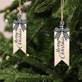 thumbnail image 6 of Cheapark Wooden Christmas Tree Hanging Tags - Writeable & Drawable Ornaments with Wood Beads, Customizable Gift Labeling Decor for Holiday Presents & Tree Accents, 6 of 6