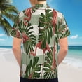 thumbnail image 6 of High Quality Hawaiian Shirts for Men Short Sleeve Aloha Beach Shirt Floral Summer Casual Button Down Shirts Blouses S5KZQV, 6 of 7