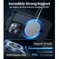 thumbnail image 4 of Strong Magnetic for iPhone 15 Pro Case, [Compatible with MagSafe] [Military-Grade Drop Tested] Shockproof Protective Slim Translucent Matte Case for iPhone 15 Pro Phone Case, Black, 4 of 8