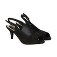 thumbnail image 2 of Good For The Sole Womens Evelyn Peep Toe Wide Court Shoes, 2 of 4
