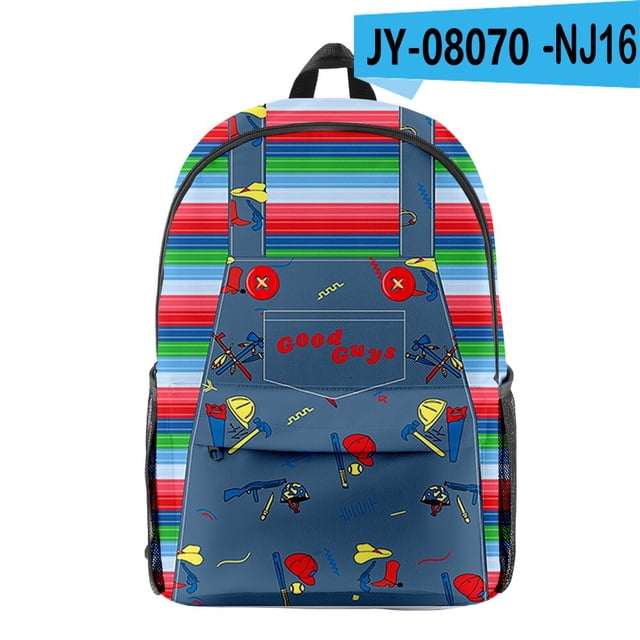 Chucky-mochila Harajuku para niño y adulto, morral informal de Anime, Unisex, Temporada 2 Fivean unisex