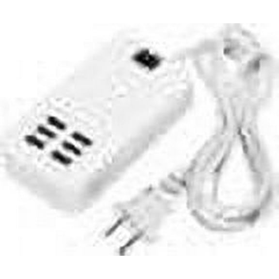 USB Charger, 6 Ports of Intelligent USB Charging Station（30W）, Multifunctional Charger for Smartphones, Tablets (White)