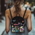thumbnail image 4 of Eheartsgir Mushroom Star Garden Mini Backpack with Lightweight Multi-Purpose Mini Backpacks for Travel, Polyester Travel Shoulder Bag for Dating, 4 of 8
