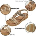 thumbnail image 7 of Ablanczoom Women Sandals Dressy Summer Sandals for Women Shoes Open Toe Rhinestone,Size 6.5, 7 of 7