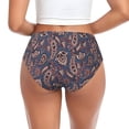 thumbnail image 3 of Womens Underwear - Paisley Pattern No.90110 No Show Seamless Underwear for Women, Stretch Women's Panties, Hipster Soft Comfort Ladies Panties Bikini Underwear Briefs, 3 of 6