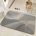 thumbnail image 1 of Tapete de baño Diatomite 40x60cm - Esterilla de secado rápido súper absorbente para baño, alfombra antideslizante, lavabo y alfombra de inodoro modernos multicolores, 1 of 8