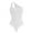 1-1,White, variant on COMFREE Women's One Shoulder Cutout Front Sleeveless Bodysuit Thong Body Suit Tank Top