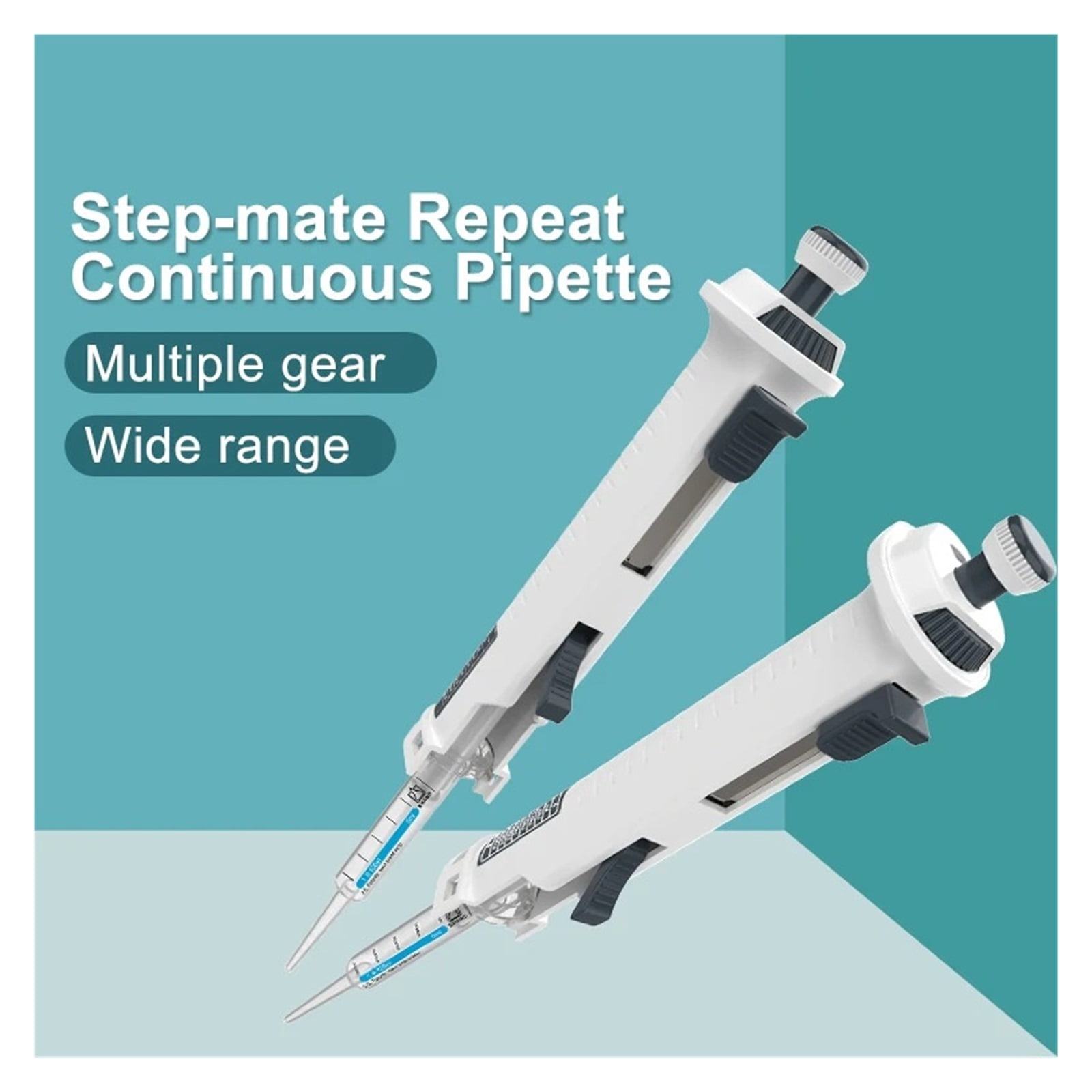 Continuous Dispenser Laboratory Pipette Adjustable Manual Dispenser With Tip 5ml ,Precision & Accuracy