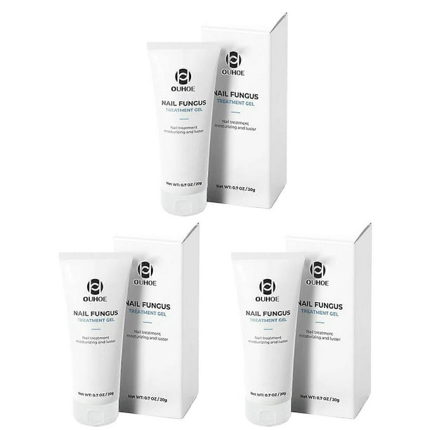 3pcs Anti-Fungal Nail Treatment Gel Nail Care Gel Nail Thickening Brightening Onychomycosis Repair Cream