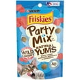 thumbnail image 3 of (6 pack) Purina Friskies Party Mix Natural Yums With Wild Tuna Crunchy, Natural Cat Treats, 3 of 10