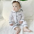 thumbnail image 4 of Baby Cotton Bodysuits Baby Girls Long-Sleeve Bodysuit Girl Sleeper Boy Clothes 12-18 Months Baby Girl Pajamas, 4 of 9