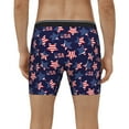 thumbnail image 4 of Salouo American Stars Pattern Men's Boxer Briefs, Soft & Breathable Underwear Elastic Waistband Briefs for Men,1-Pack, 4 of 7