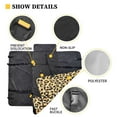 thumbnail image 5 of Pzuqiu Leopard Design Dog Car Seat Cover for Back Seat Hard Bottom Back Seat Extender for Puppy with Pet Bandana and Hangning Trash Bin 3 Pieces, 5 of 6