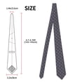thumbnail image 3 of Yiaed Boho Style Sunflowers Design Print Men's Ties Silk Business Necktie for Husband Father Valentine's day Father's Day Gift, 3 of 7