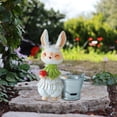 thumbnail image 4 of Desktop Ornament And Sunscreen Rabbit Flower Pot Companion Across All Seasons For Spring Summer Autumn Winter, 4 of 7