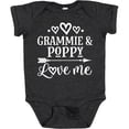 thumbnail image 3 of Inktastic Grammie and Poppy Love Me Boys or Girls Baby Bodysuit, 3 of 5