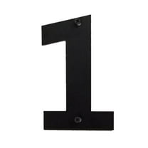 Bookishbunny 12 inch Black Large Numbers Iron Metal Home Business House Street Address