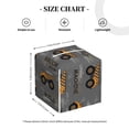 thumbnail image 3 of Uemuo Construction Machines Tissue Box Cover Holder, Square with Bottom Belt - PVC Leather Decorative Organizer for Tabletop, Bathroom, Car, Office, 3 of 8