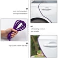 thumbnail image 5 of BESTONZON Car Door Guards Trim Rubber Seal Protection Car Seal Strips (Purple), 5 of 5