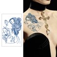 thumbnail image 2 of Tatuajes Geniales Espalda 6 Piezas Tinta Jugo Impermeable Semi Permanente para Mujeres Y Hombres, 2 of 9
