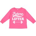 thumbnail image 3 of Inktastic Future Lifter Weightlifting Boys Long Sleeve Toddler T-Shirt, 3 of 5
