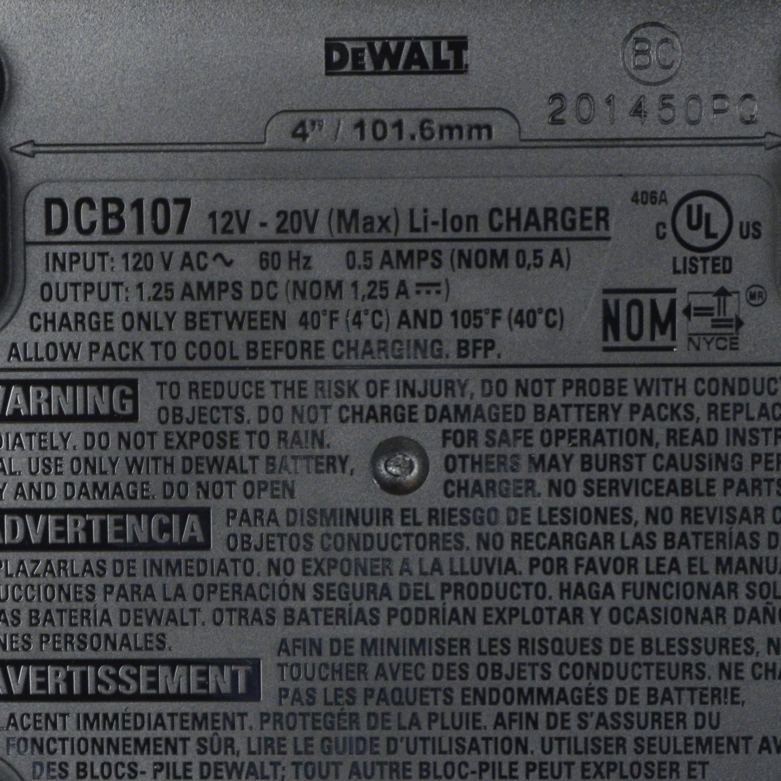 Dewalt DCB107 12V/20V Lithium-Ion Battery Charger