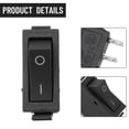 thumbnail image 3 of On-Off Rocker Switch 2 Position Spst 15A for Treadmill 240Vac Car Dash Boat 12V, 3 of 9