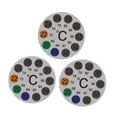 thumbnail image 2 of Almencla 3 Pieces round Fish Tank Thermometer Stickers 18-36 degreeC Fish Tank Accessory, 2 of 7