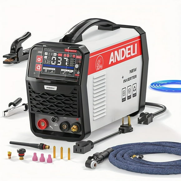 1pc ANDELI TIG-250 TIG Welder, HOT/MMA/CLEAN/TIG Pulse inverter Welder,