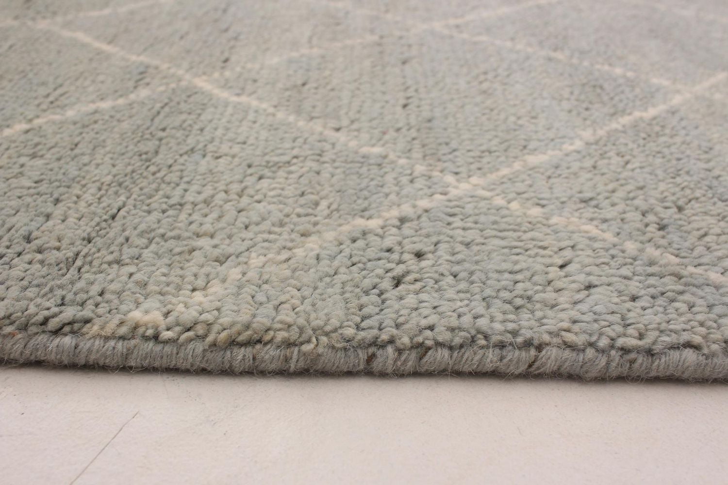 ECARPETGALLERY 5'1" x 7'11" Moroccan Tangier Hand-knotted Area Rug for Living Room, Dining Room and Bedroom in Grn